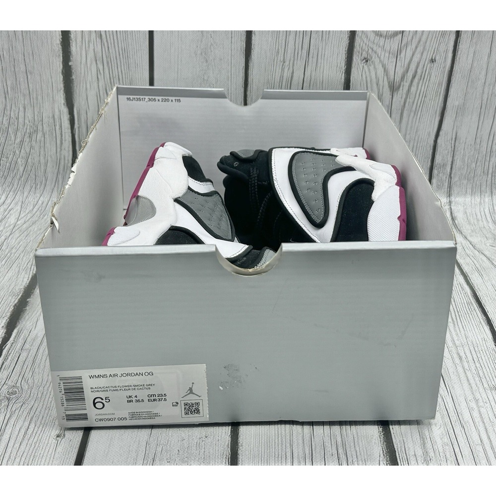 Nike Women's Air Jordan OG Cactus Flower Size 6.5 / Men's Size 5 CW0907-005 - Picture 8 of 8